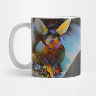 Take the Path - Glitch Art Trippy Animal Mug